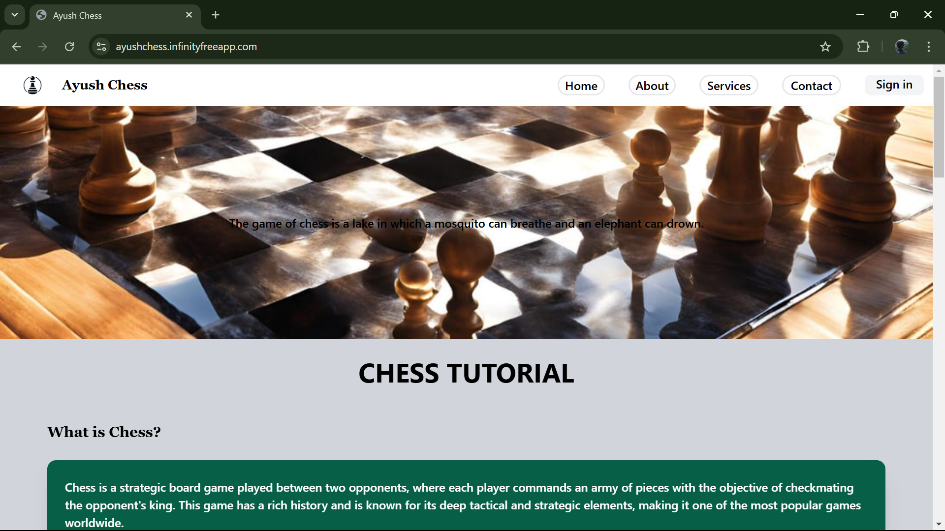 Ayush Chess